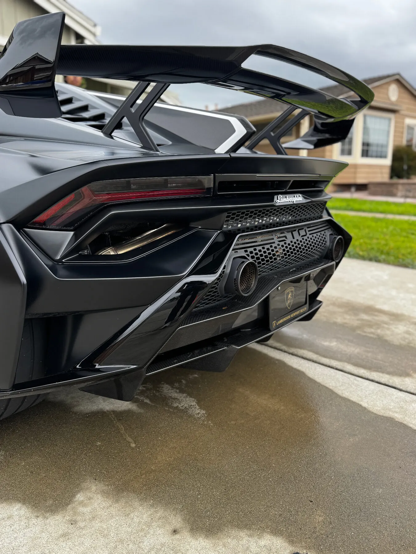 Exterior detail work